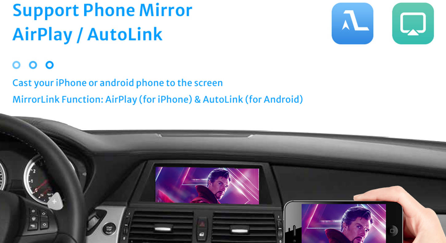 10.25'' Wireless 카플레이 Module Adapter Screen Upgrade for BMW F30 F21 F22 NBT