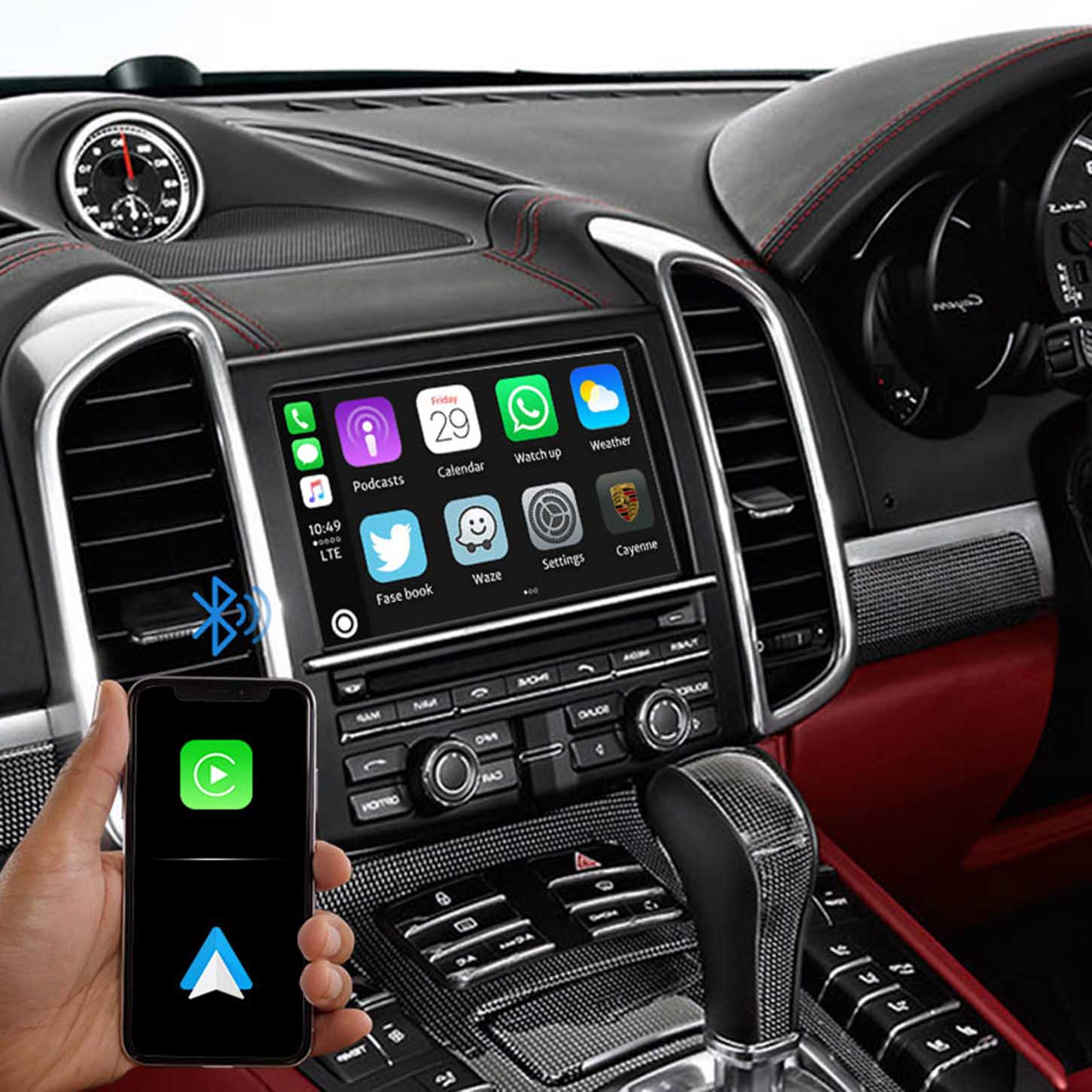 Wireless 카플레이 and android auto interface module For 포르쉐 Macan Cayenne PCM3.1